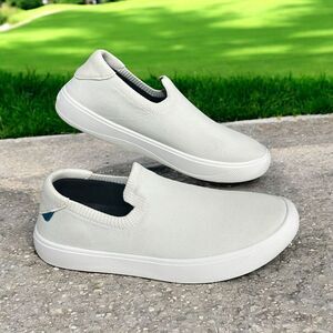 Vessi Shoes Womens Size 7 White Boardwalk Slip On Comfort Casual Waterproof